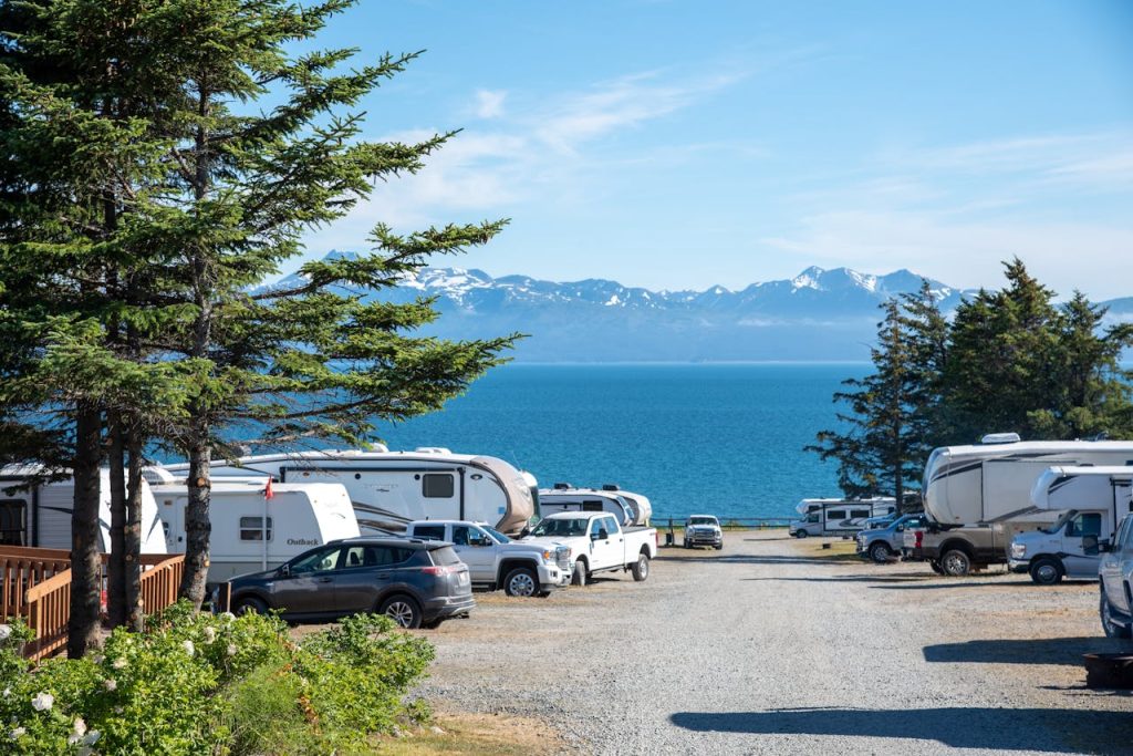 Parking Lot for Motorhomes and Caravans